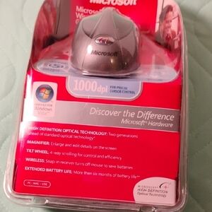 Microsoft Silver Wireless Mouse